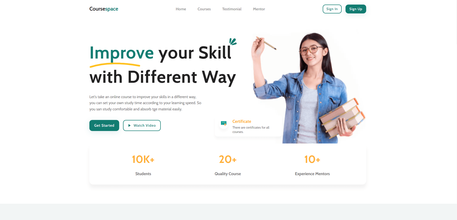 Landingpage Course